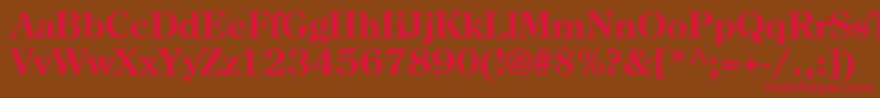 Agcoscb Font – Red Fonts on Brown Background