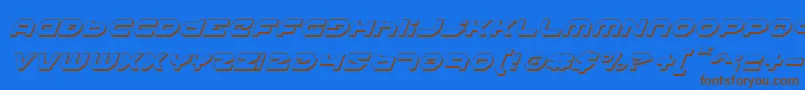 Más sobre la fuente HaloShadowItalic fuente HaloShadowItalic – Fuentes Marrones Sobre Fondo Azul