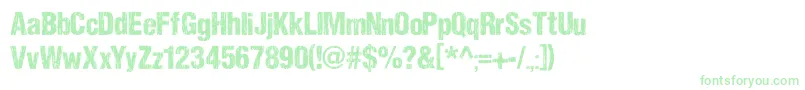 Шрифт DccSharpDistressBlackByDccanim – зелёные шрифты