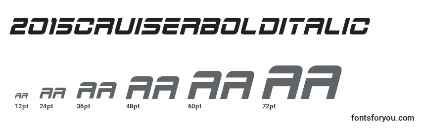 2015CruiserBoldItalic Font Sizes