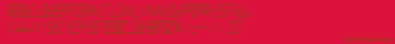 More about Lcd14italiccondensed Font Lcd14italiccondensed Font – Brown Fonts on Red Background