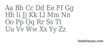 Schriftart Dejavu Serif Condensed