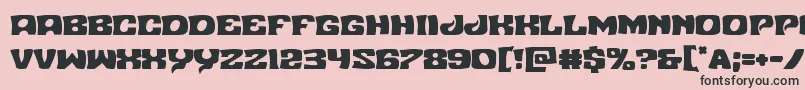 Nuevopassion Font – Black Fonts on Pink Background