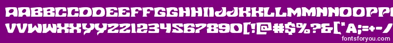 Nuevopassion Font – White Fonts on Purple Background