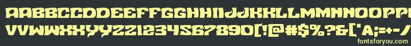 Nuevopassion Font – Yellow Fonts on Black Background