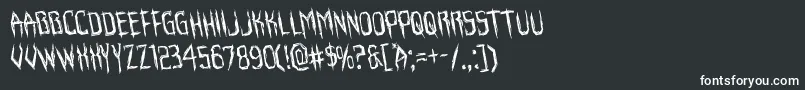 Horroroidrotate Font – White Fonts