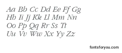 GarnetItalic-fontti