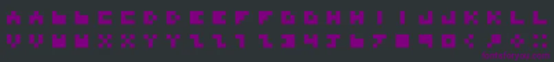 Подробнее о шрифте BdTinyfont Шрифт BdTinyfont – фиолетовые шрифты на чёрном фоне