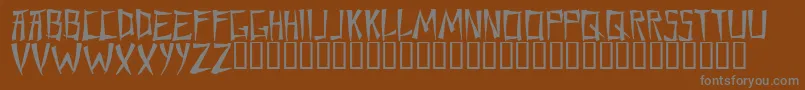 Шрифт Chane – серые шрифты на коричневом фоне