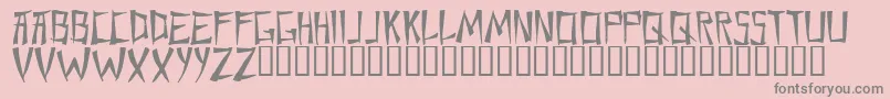 Шрифт Chane – серые шрифты на розовом фоне