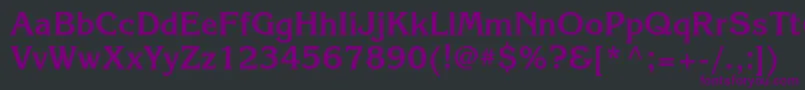 KorinnagttBold Font – Purple Fonts on Black Background