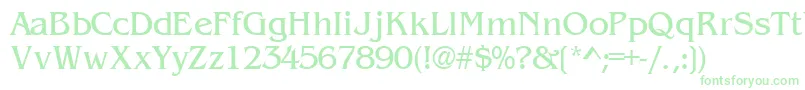 WandsskRegular Font – Green Fonts on White Background