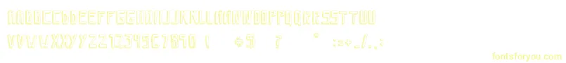 SaviaShadow-fontti – keltaiset fontit