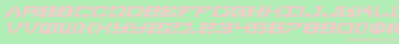 Vyperei Font – Pink Fonts on Green Background