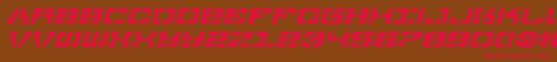 Vyperei Font – Red Fonts on Brown Background