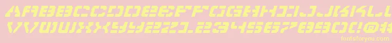 Vyperei Font – Yellow Fonts on Pink Background