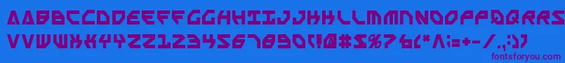 Sscriptv2b Font – Purple Fonts on Blue Background