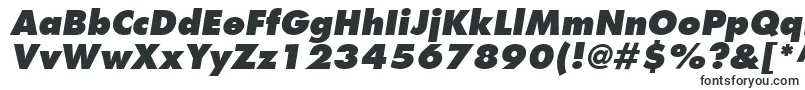 FuturaLtExtraBoldOblique-fontti – kirjafontit