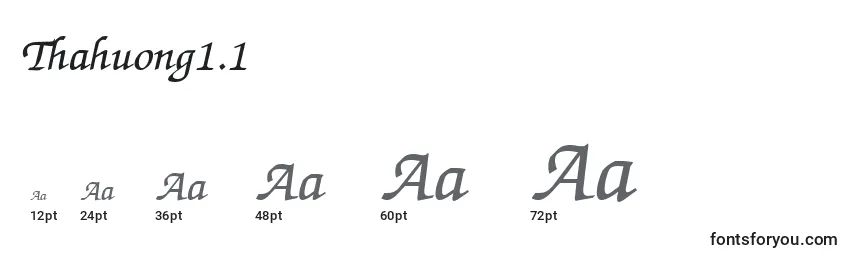 Thahuong1.1 Font Sizes