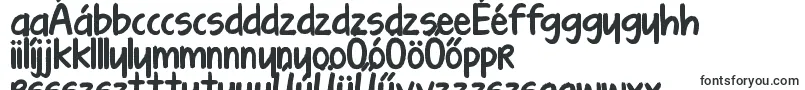 Шрифт Kgturningtables – венгерские шрифты