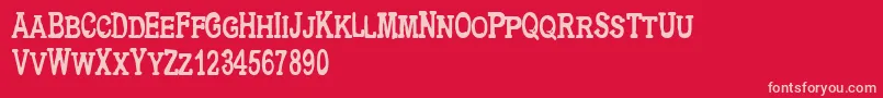 Cfmetropolisserifフォントについての詳細 フォントCfmetropolisserif – 赤い背景にピンクのフォント
