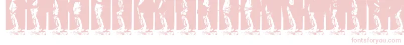 KinkyValentine Font – Pink Fonts on White Background
