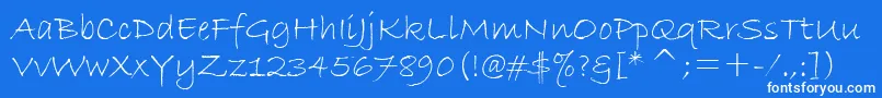 Lisätietoja BradleyHandItcTt-fontista BradleyHandItcTt-fontti – valkoiset fontit sinisellä taustalla