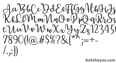 BreettyRegular font – holiday Fonts