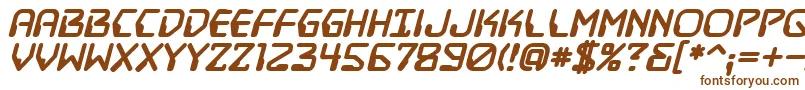 Destructobeambb ffy Font – Brown Fonts on White Background