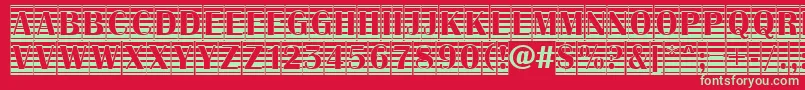 More about AAlbionictitulcmgrd Font AAlbionictitulcmgrd Font – Green Fonts on Red Background