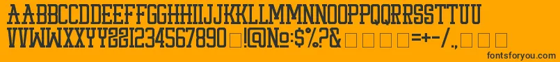 StayPunx Font – Black Fonts on Orange Background
