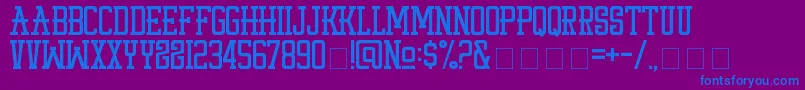 En savoir plus sur la police StayPunx Police StayPunx – polices bleues sur fond violet