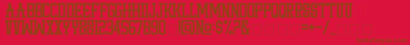 More about StayPunx Font StayPunx Font – Brown Fonts on Red Background
