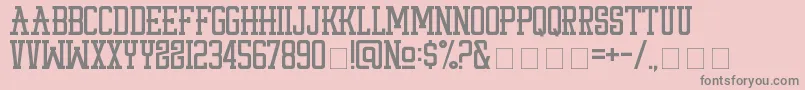 StayPunx Font – Gray Fonts on Pink Background