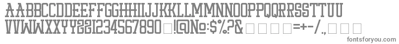StayPunx Font – Gray Fonts on White Background