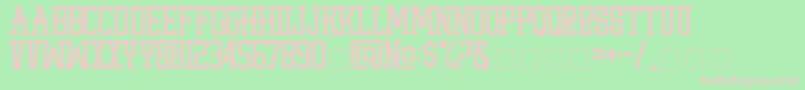 StayPunx Font – Pink Fonts on Green Background