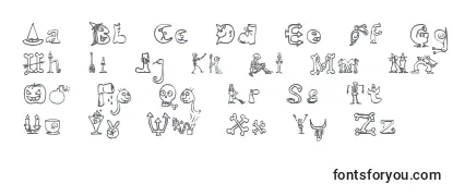Review of the HalloweenUnregistered Font