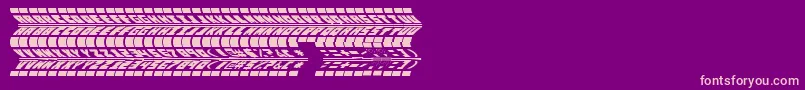 RenaultTyreTypeUrban Font – Pink Fonts on Purple Background