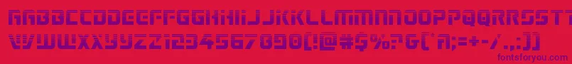 Legiosabinahalf Font – Purple Fonts on Red Background