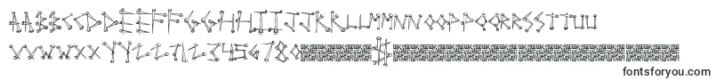 Шрифт Supertack – декоративные шрифты