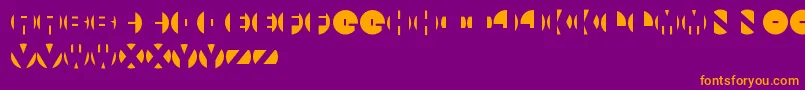 SecretBooze Font – Orange Fonts on Purple Background