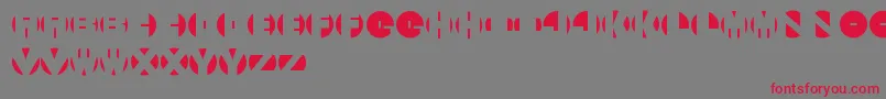 SecretBooze Font – Red Fonts on Gray Background