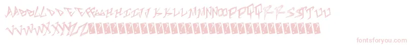 Tableshank Font – Pink Fonts on White Background