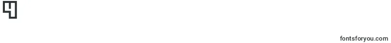 Easeofuseoutline Font – Fonts for Digit 4