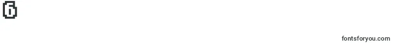 Easeofuseoutline Font – Fonts for Digit 6