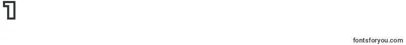 Easeofuseoutline Font – Fonts for Digit 7