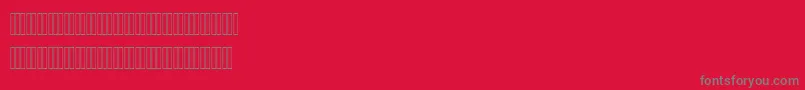NazaninLatinFiguresBold Font – Gray Fonts on Red Background