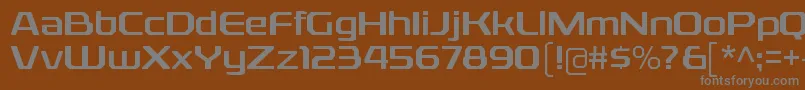 Шрифт RexliargRegular – серые шрифты на коричневом фоне