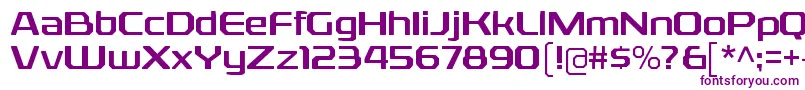 Шрифт RexliargRegular – фиолетовые шрифты на белом фоне