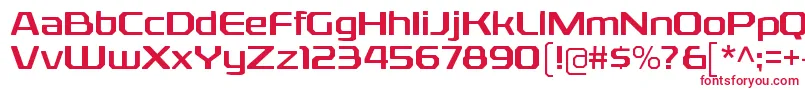 Шрифт RexliargRegular – красные шрифты на белом фоне